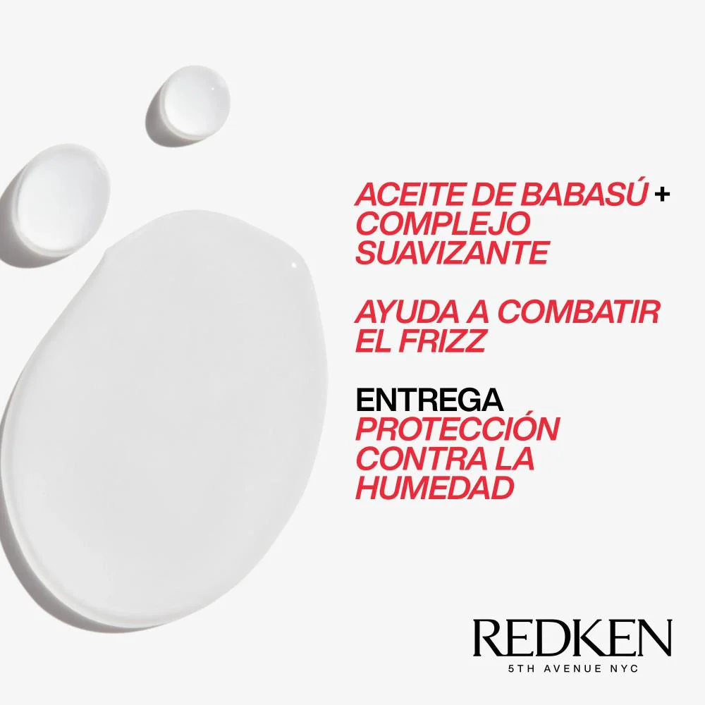 Aceite en sérum para cabello rebelde Instant Deflate Frizz Dismiss 125ml Redken - Image 4