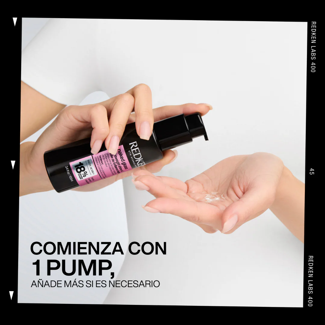 Aceite Ultra Ligero Naked Gloss Para Todo Tipo De Cabello 100Ml - Image 3
