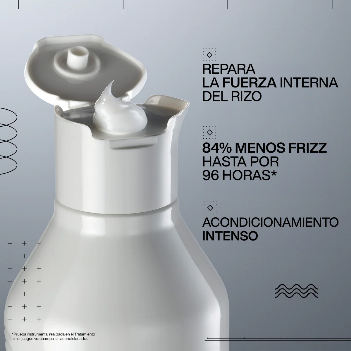 Acondicionador Sin Siliconas Para Cabello Con Rizos Y Rulos Procesados Y Dañados Acidic Bonding Curls 300Ml Redken - Image 2