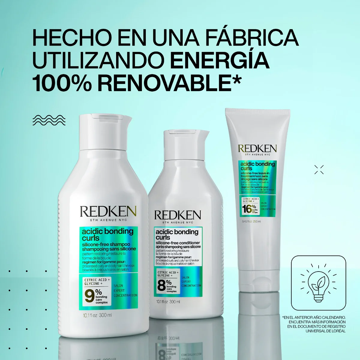 Acondicionador Sin Siliconas Para Cabello Con Rizos Y Rulos Procesados Y Dañados Acidic Bonding Curls 300Ml Redken - Image 5
