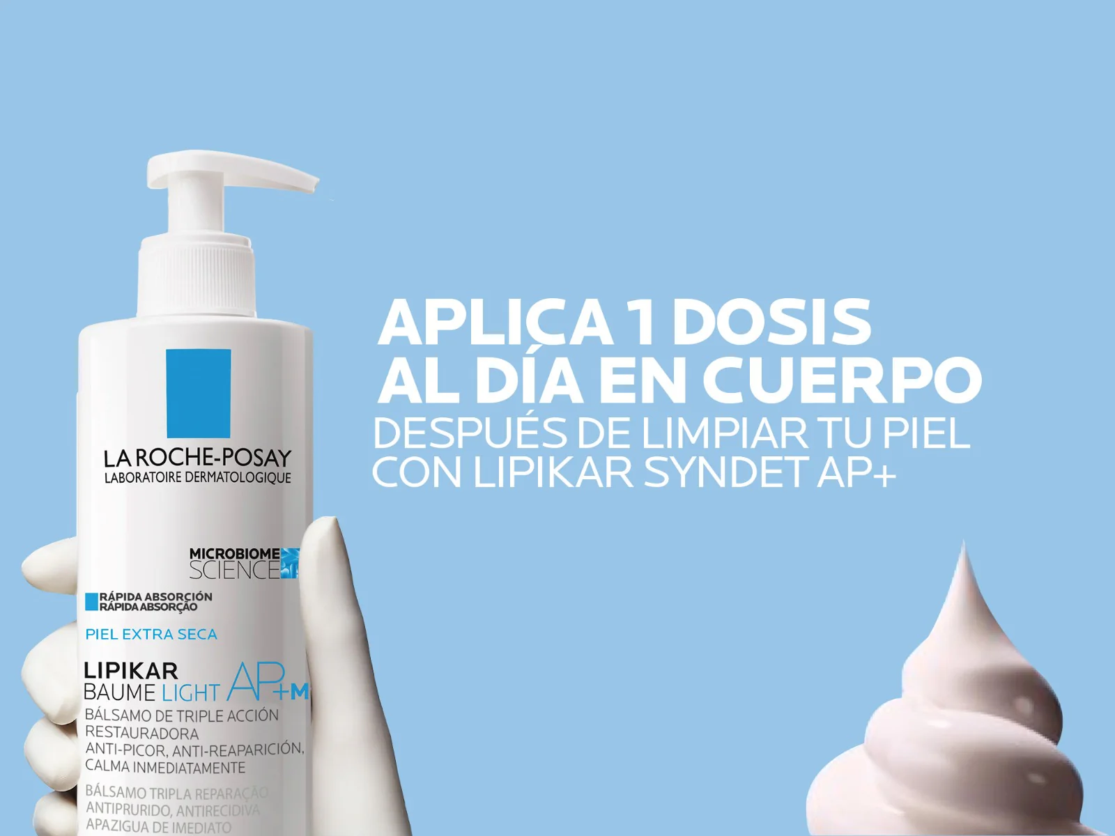 Lipikar Baume AP+M Light 400ml | La Roche-Posay - Image 3