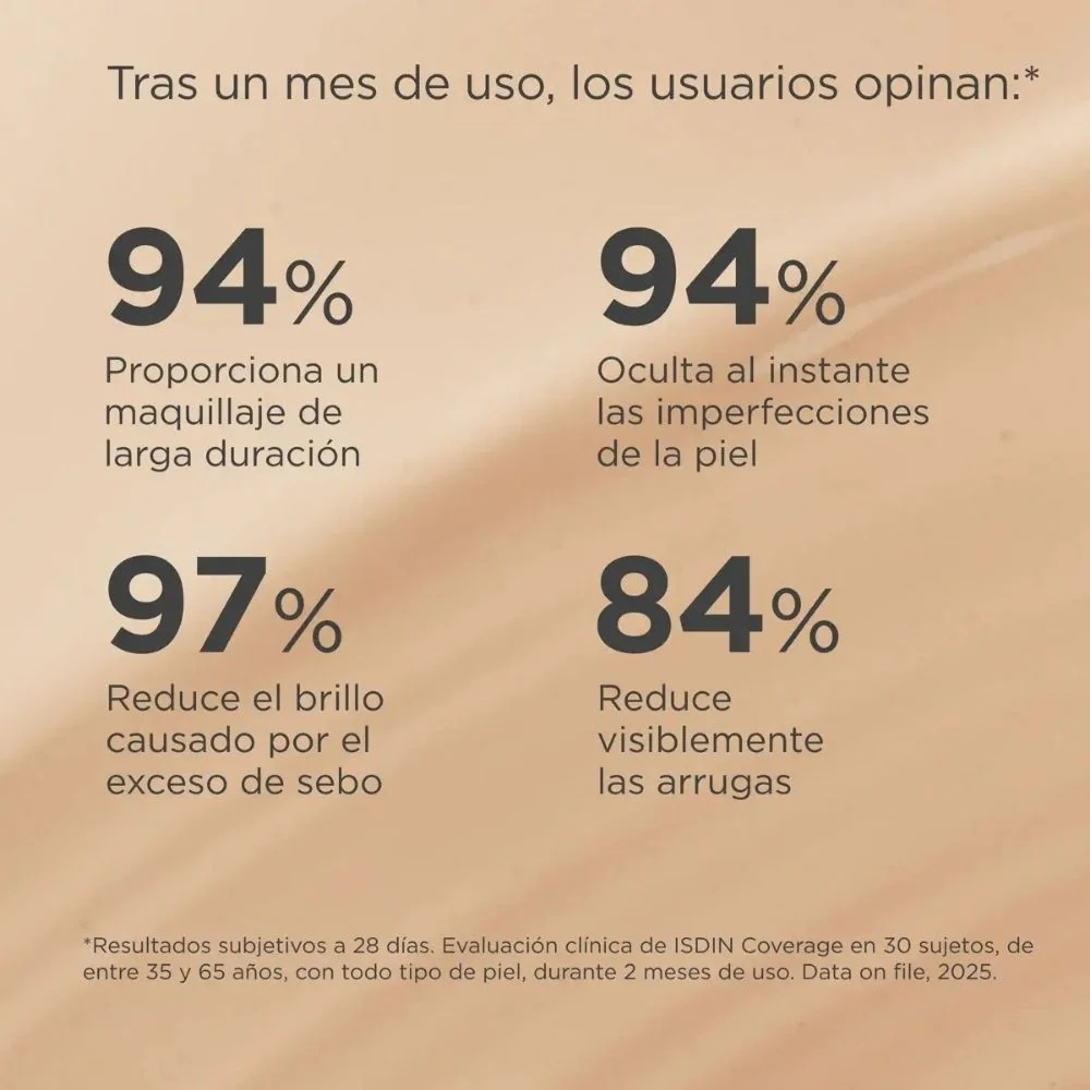 Base de Maquillaje Isdin Coverage 1.0 Pearl Spf50+ 30 Gr | Isdin - Image 5