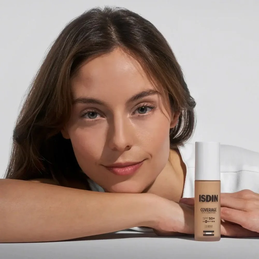 Base de Maquillaje Isdin Coverage  2.0 Beige Spf50+ 30 Gr | Isdin - Image 6