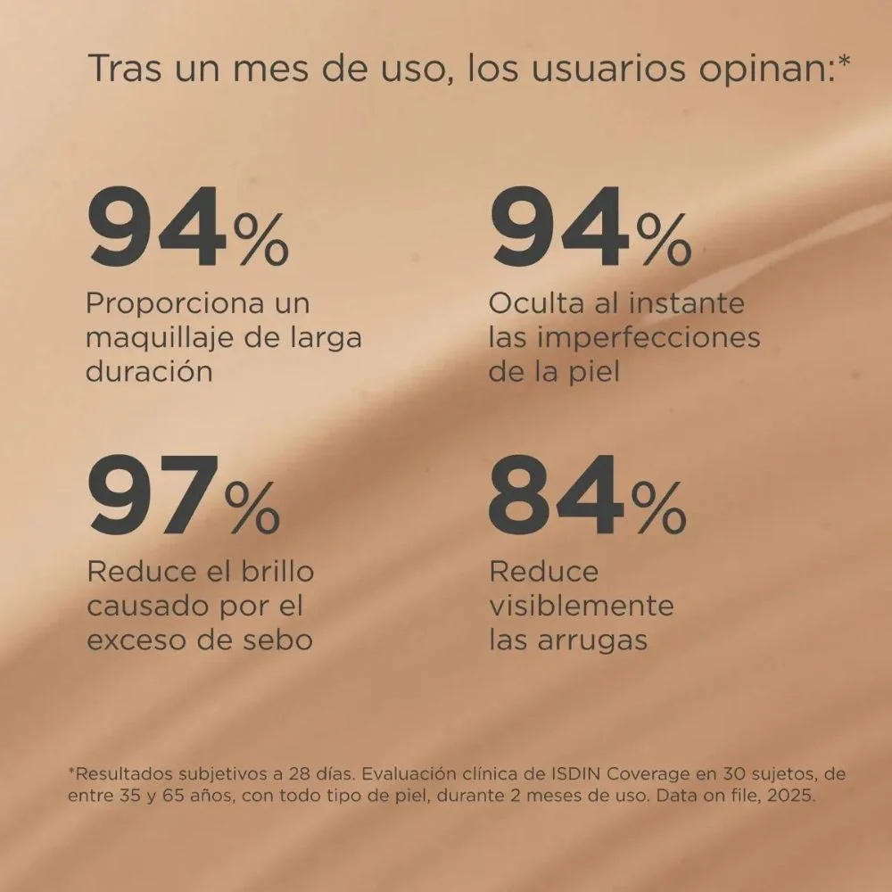 Base de Maquillaje Isdin Coverage 3.0 Sand Spf50+ 30 Gr - Image 8