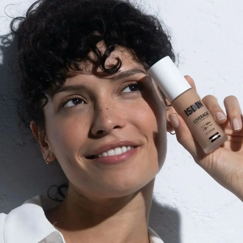 Base de Maquillaje Isdin Coverage 4.0 Golden Spf50+ 30 Gr - Image 7