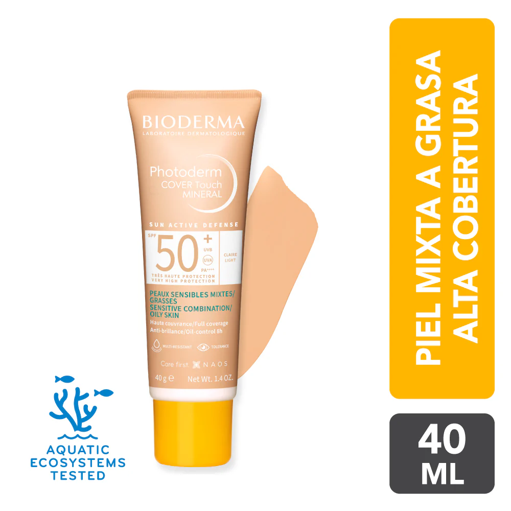 Bioderma New Photoderm Cover Touch SPF50+ CLAIREE 40gr | Bioderma - Image 4