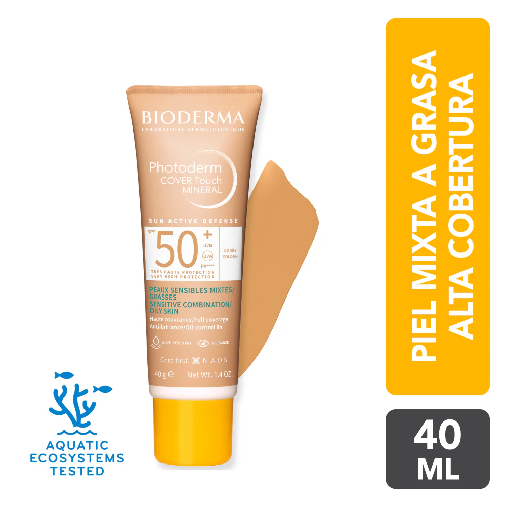 Bioderma New Photoderm Cover Touch SPF50+ DOREE 40gr | Bioderma - Image 4