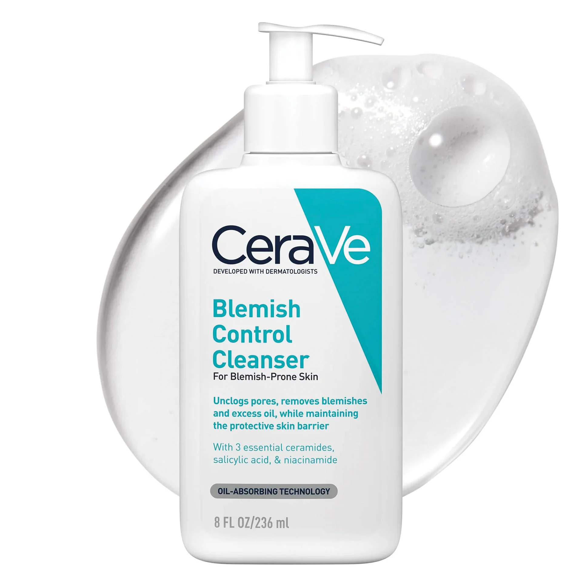 Gel Limpiador Anti-imperfecciones Blemish Control 236ml | CeraVe - Image 2