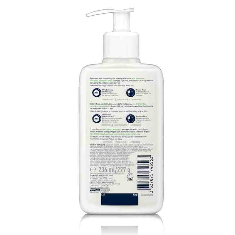 Limpiadora Crema-Espuma Hidratante 236ml | CeraVe - Image 4