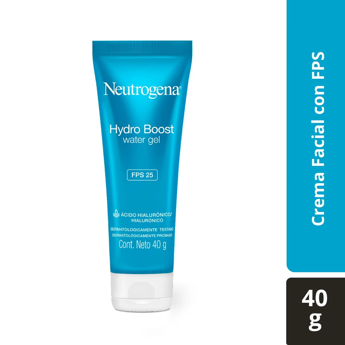 Crema Hidratante Facial en Gel Neutrogena Hydro Boost Ácido Hialurónico FPS 25 40g - Image 4