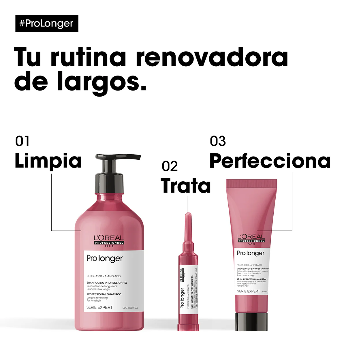 Crema Para Peinar Prolonger Renovadora De Puntas 150Ml Loreal Professionnel - Image 3