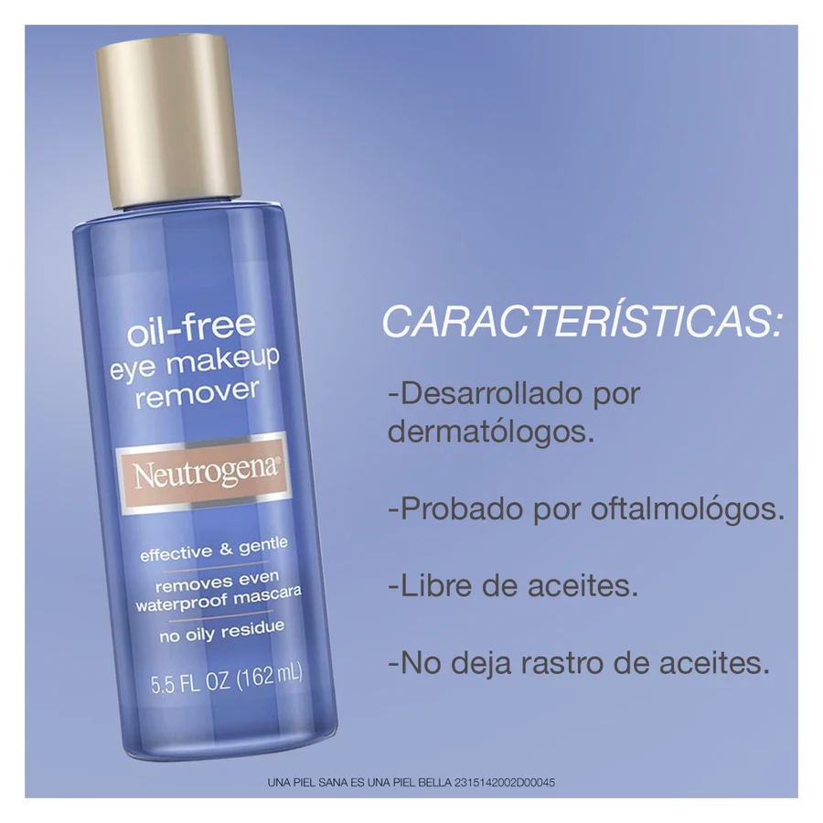 Desmaquillante Ojos Neutrogena Oil Free 162ml - Image 2