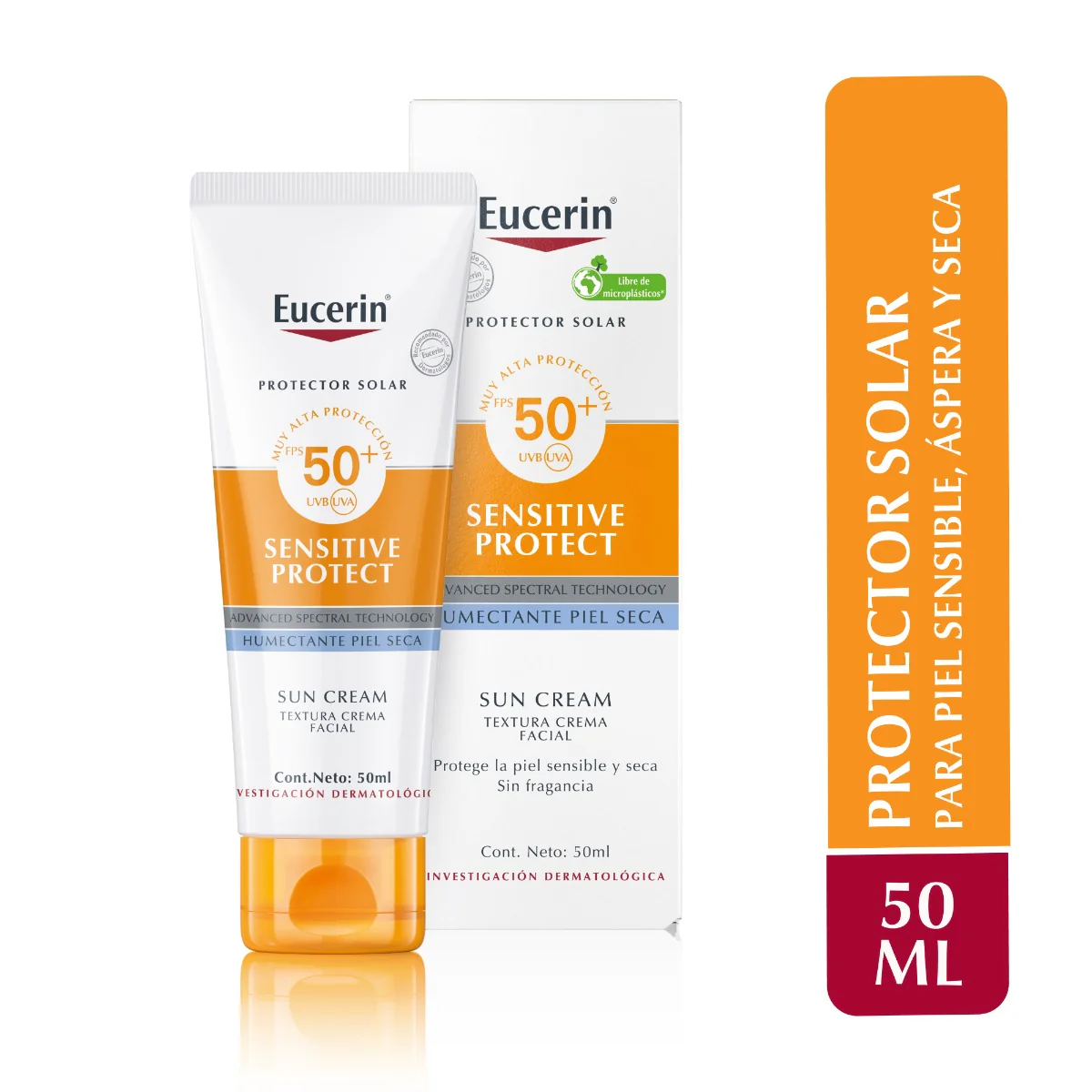 Sun Crema Facial Fps 50 Plus 50Ml | Eucerin - Image 4
