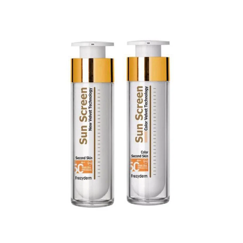 Pack Sun Screen Velvet | 1 Sin Color + 1 Con Color SPF 50+ | Frezyderm - Image 2