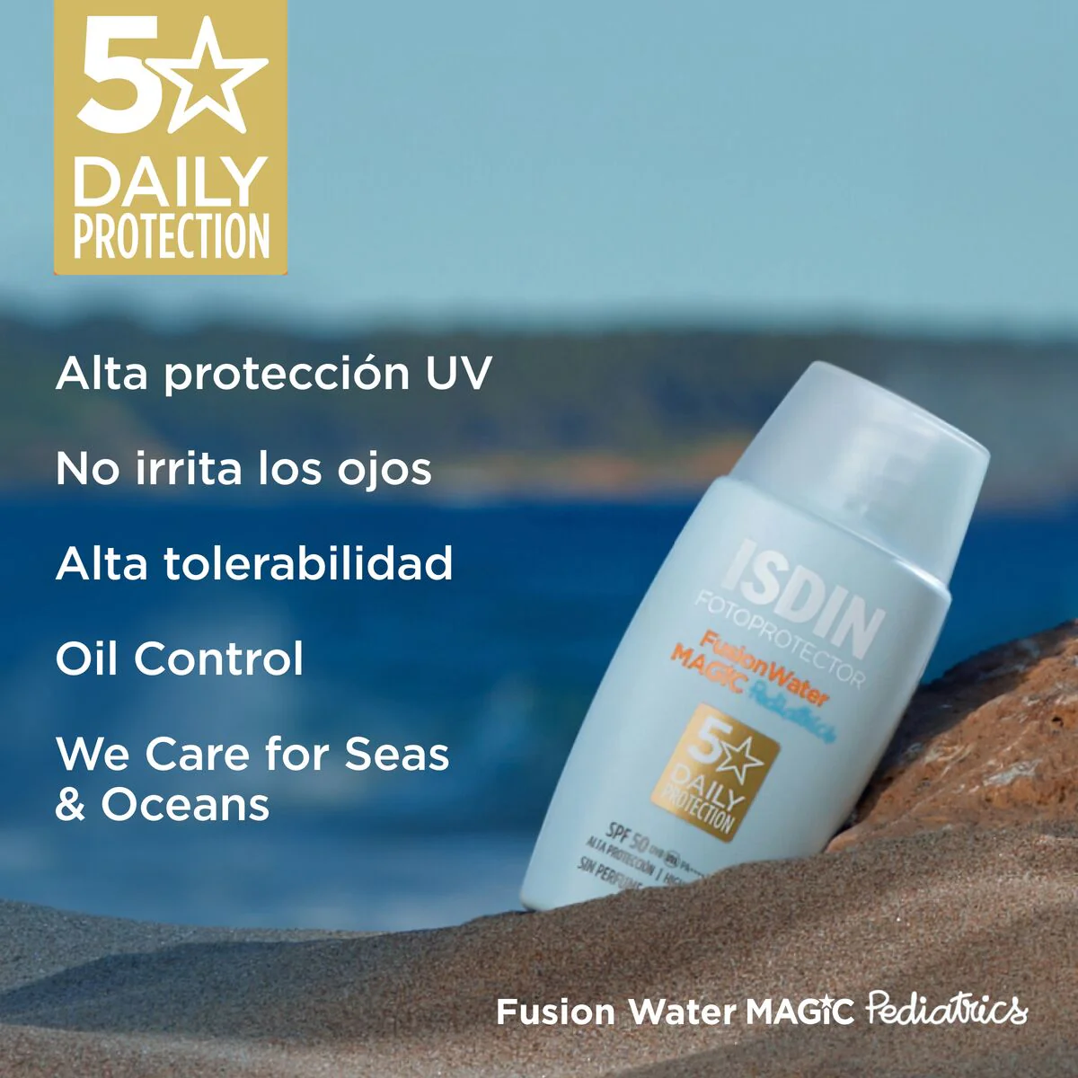 Fotoprotector Fusion Water Pediatrics SPF 50 | Isdin - Image 4