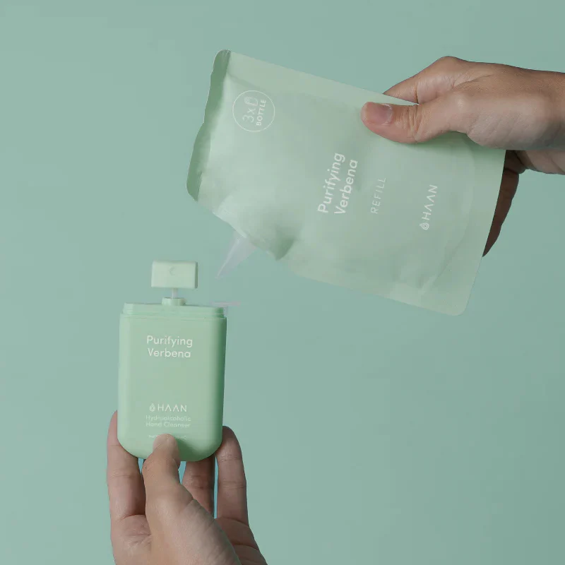 Gel Sanitizer Desinfectante De Manos Haan Purifying Verbena Bottle 30Ml - Image 3