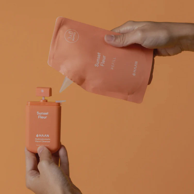 Gel Sanitizer Desinfectante De Manos Haan Sunset Fleur 30Ml - Image 3