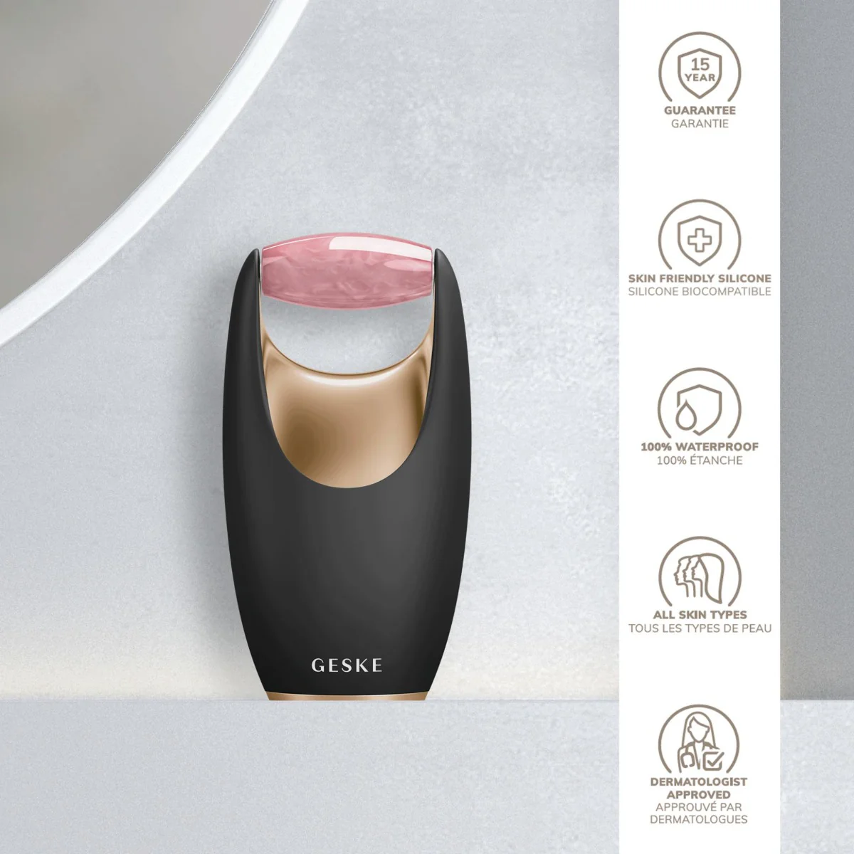 Geske | Rose Quartz Roller | 5 In 1 - Image 4