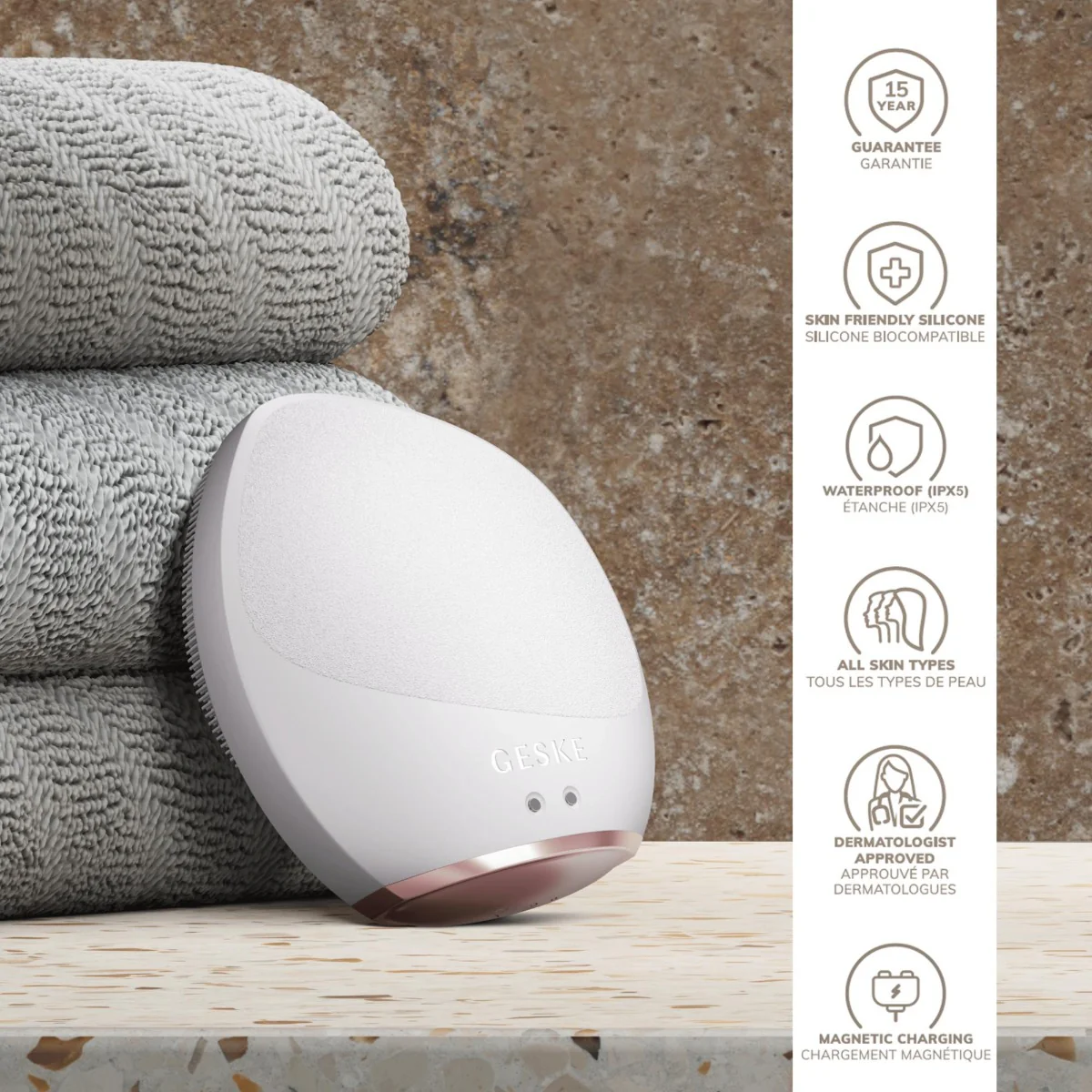 Geske | Sonic Body Brush & Exfoliator | 7 In 1 - Image 4