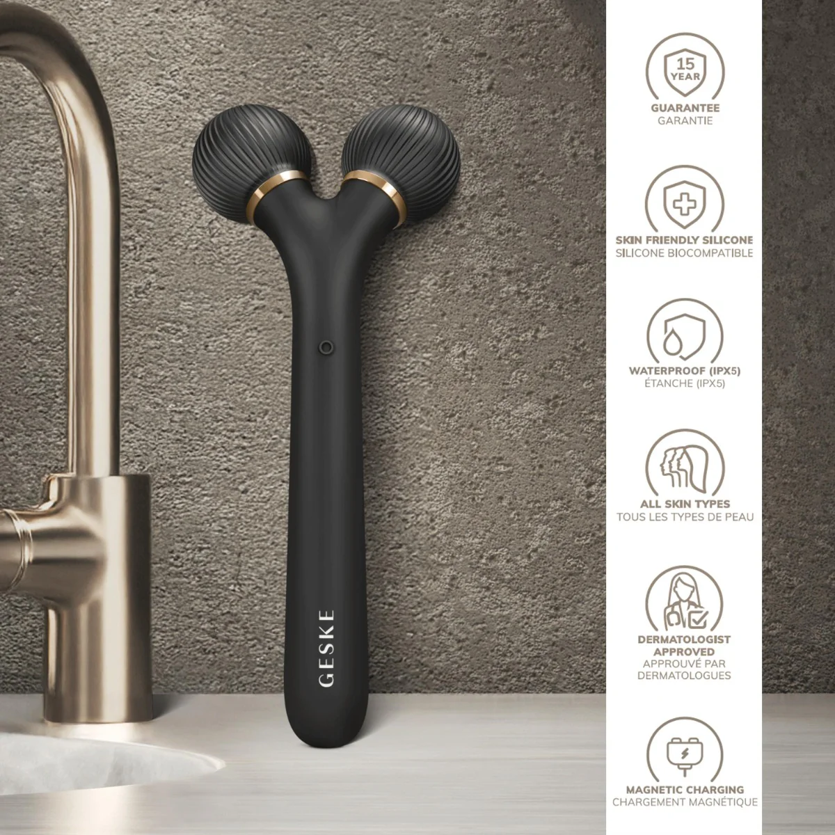 Geske | Sonic Facial Roller | 4 In 1 - Image 3