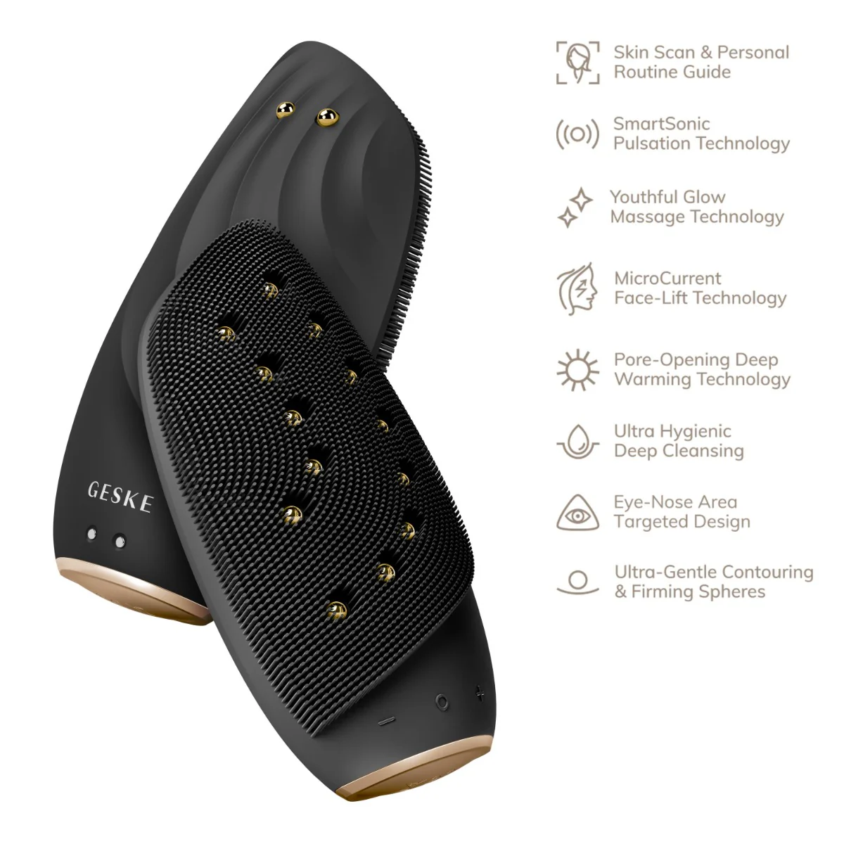 Geske | Sonic Thermo Facial Brush & Face-Lifter | 8 In 1 - Image 4