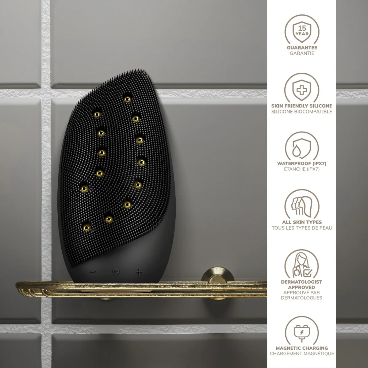 Geske | Sonic Thermo Facial Brush & Face-Lifter | 8 In 1 - Image 5