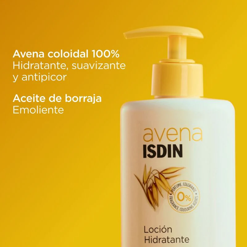 Isdin Avena Loción Hidratante 400Ml - Loción Corporal Hidratante Para Piel Sensible - Image 2