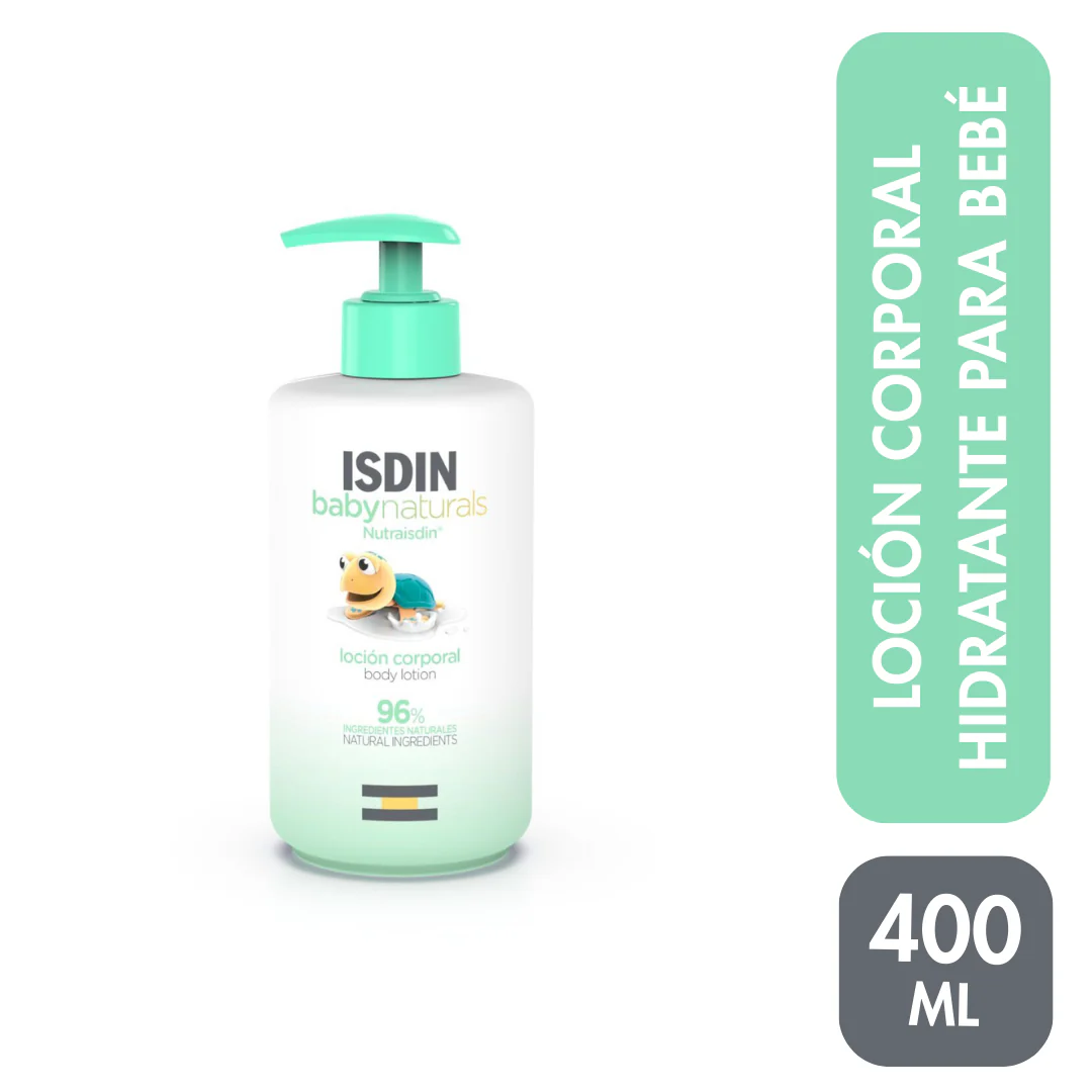 Isdin Babynaturals Body Lotion 400Ml - Loción Corporal Hidratante Para La Piel Del Bebé - Image 3