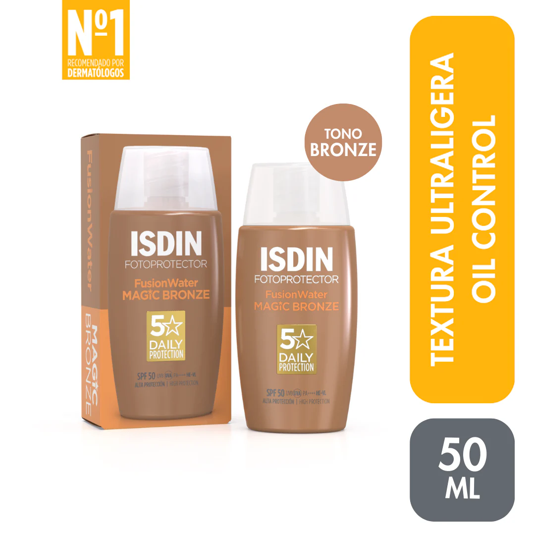 Isdin Fotoprotector Fusion Water Magic Color Bronze Spf50 50Ml - Image 2