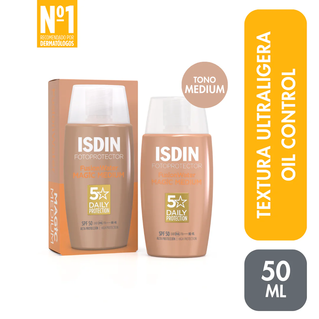 Fotoprotector Fusion Water Magic Color Medium Spf 50 50Ml | Isdin - Image 4