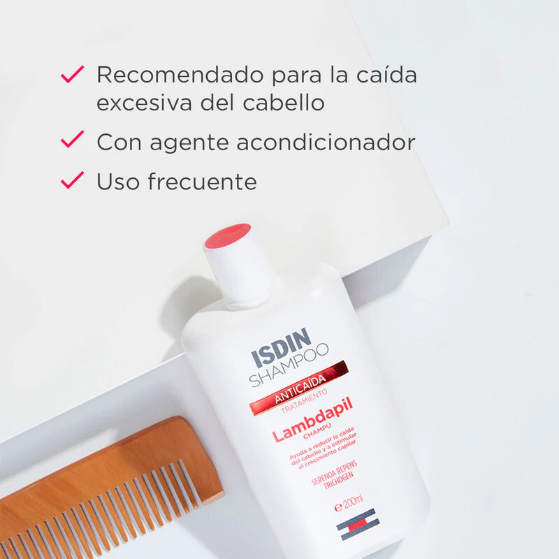 Lambdapil Shampoo Anticaída 200ml | Isdin - Image 3