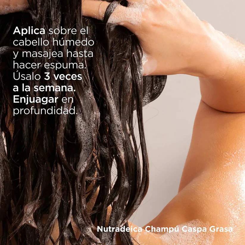 Isdin Nutradeica Shampoo Anticaspa Grasa 200 ml - Image 2