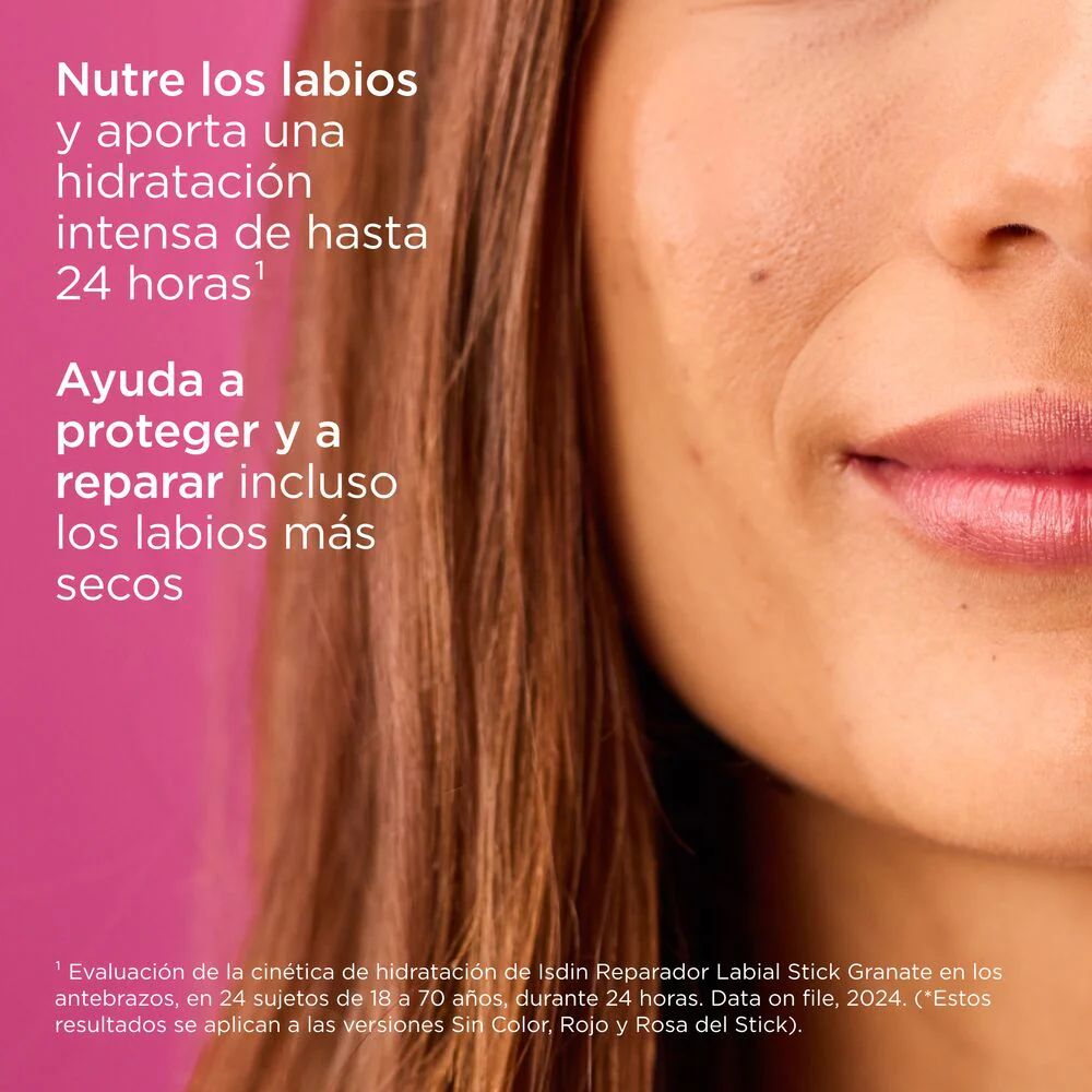 Isdin Reparador Labial Color Rosa Con Ácido Hialurónico 4G - Image 3