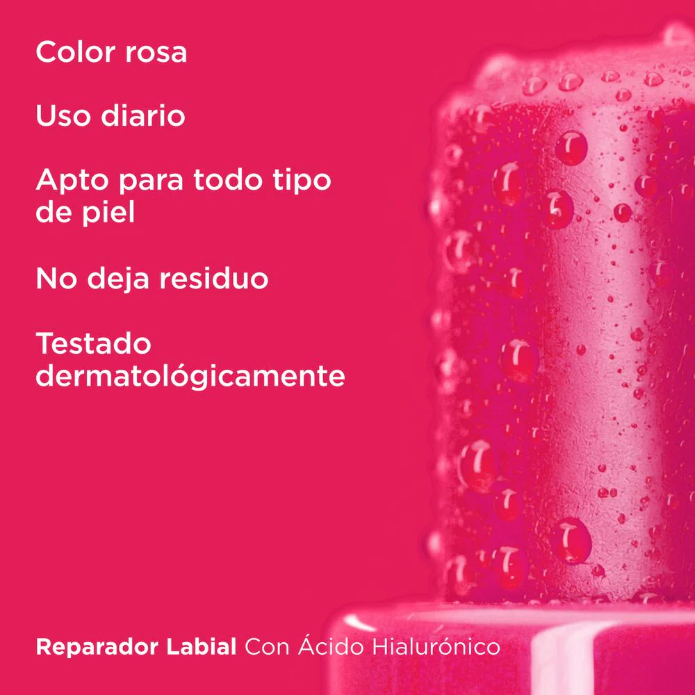 Isdin Reparador Labial Color Rosa Con Ácido Hialurónico 4G - Image 4