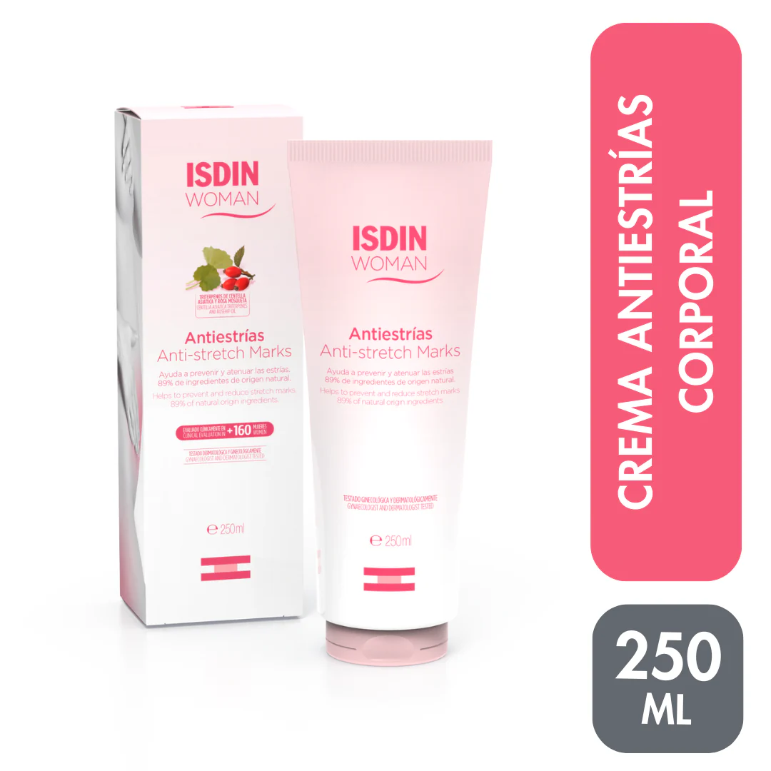 ISDIN Woman Antiestrías 250ml - Crema corporal que ayuda a prevenir y atenuar las estrías - Image 4