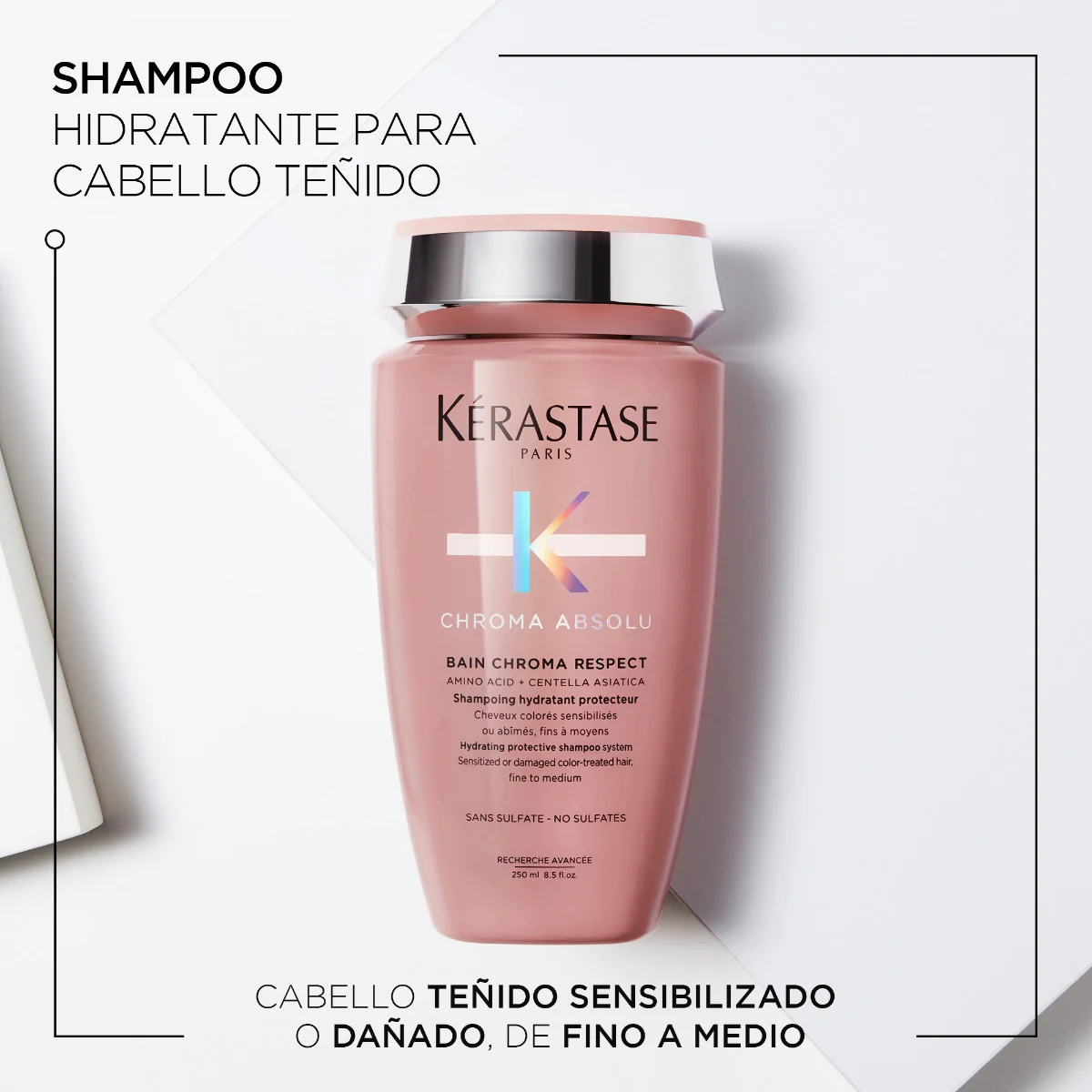 Kérastase Shampoo Para Cabello Con Color Bain Chroma Rrespect Chroma Aboslu 250Ml - Image 3