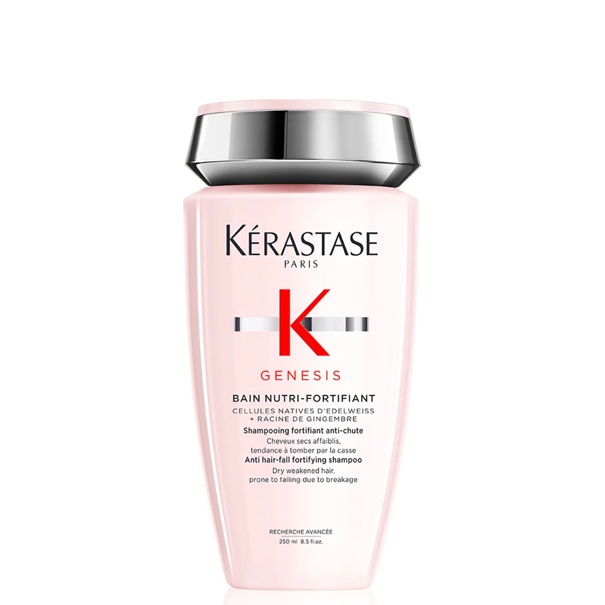 Kérastase Shampoo Para Cabello Normal A Seco Con Tendencia A La Caída Por Cepillado Bain Nutri Fortifiant Genesis 250Ml - Image 4