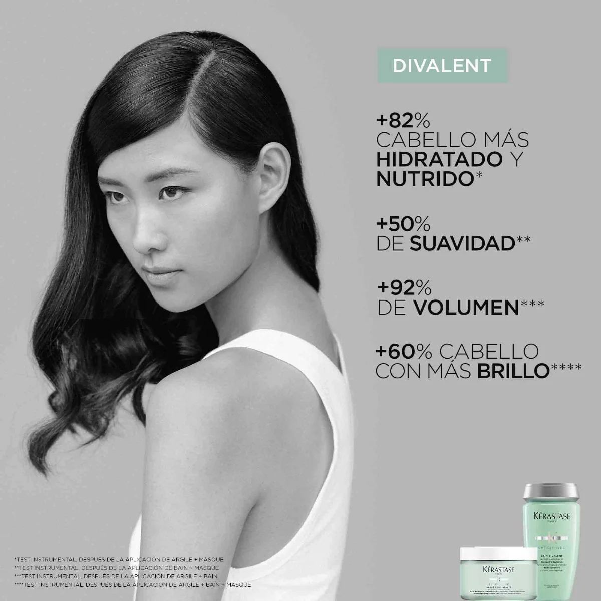Kérastase Shampoo Para Cabellos Con Raíces Grasas Bain Divalent Spécifique 250Ml - Image 3