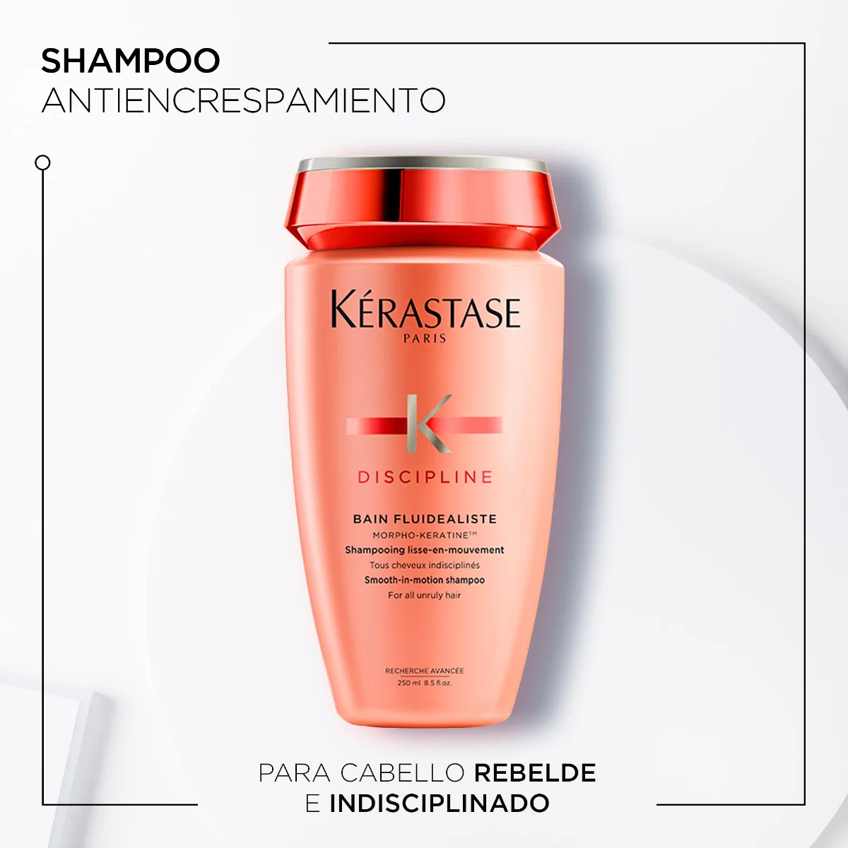 Kérastase Shampoo Para Retomar El Control Del Cabello Bain Fluidéaliste Discipline 250Ml - Image 2