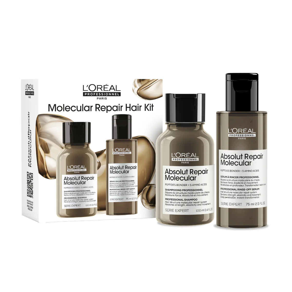 Loreal Profesionnel Mini Kit Duo Absolut Repair Molecular Mini Duo - Image 4