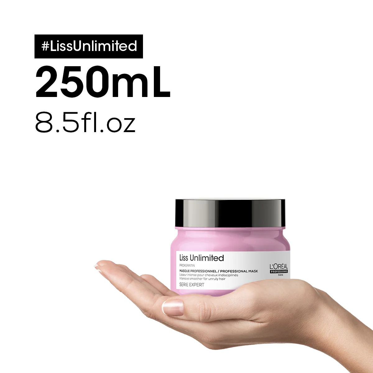 Mascarilla Para Cabello Con Frizz Liss Unlimited 250Ml Loreal Professionnel - Image 2