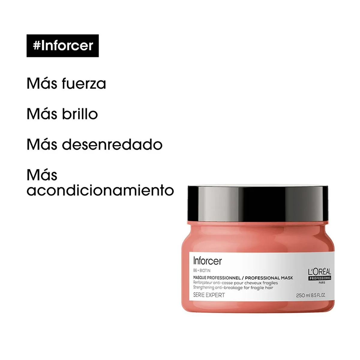Mascarilla Para Cabello Debilitado Inforcer 250Ml Loreal Professionnel - Image 2