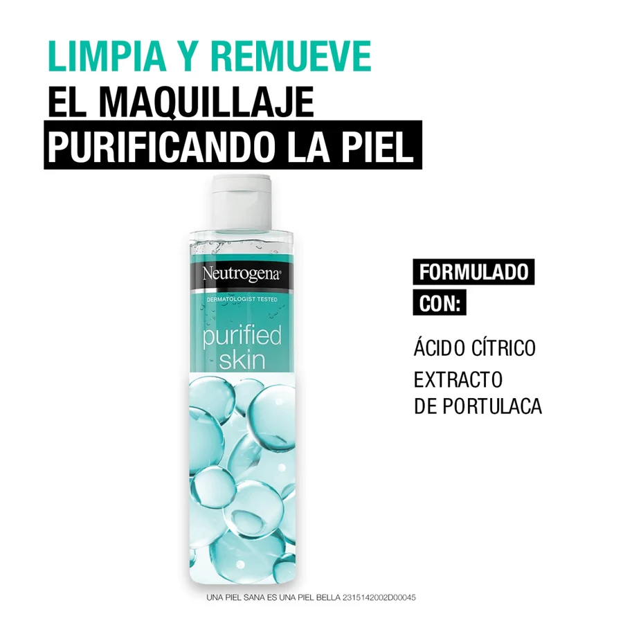 Neutrogena Agua micelar PURIFIED SKIN 7 en 1 x 400ml - Image 2