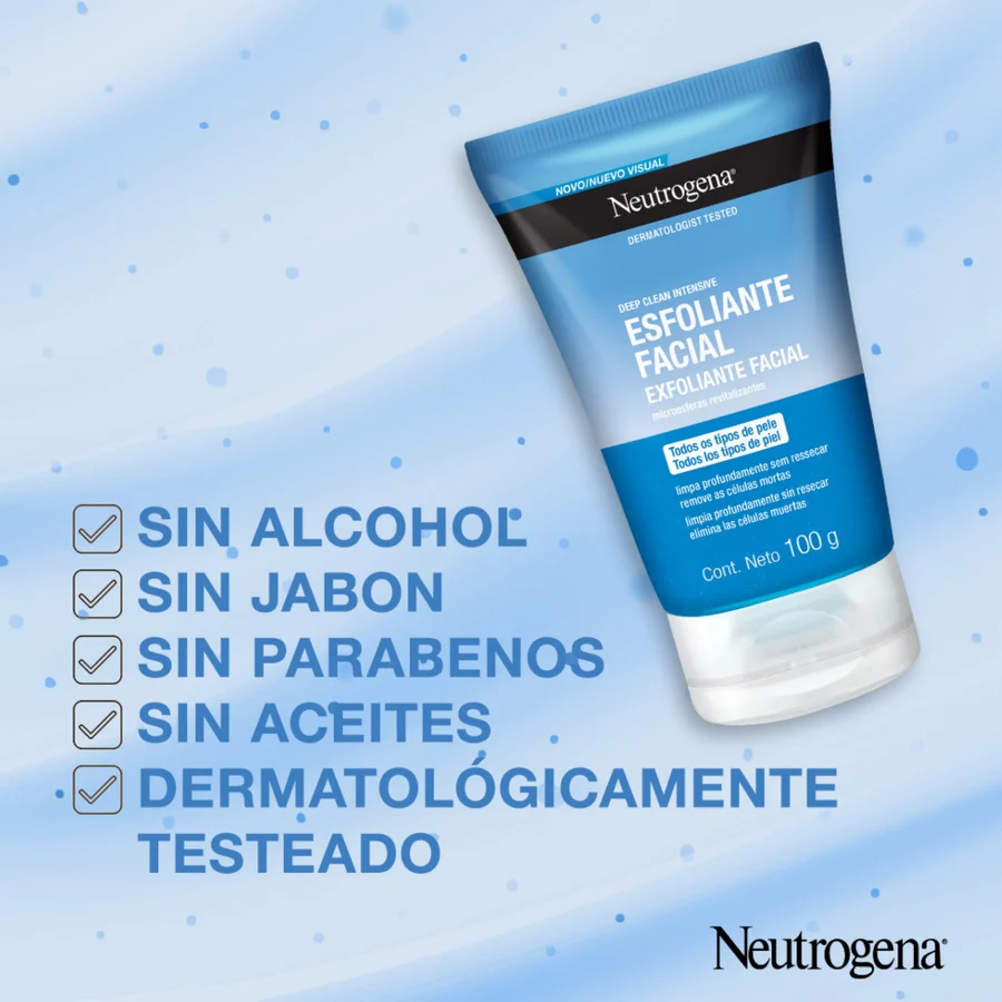 Neutrogena Exfoliante Facial Deep Clean Energizing 100ml - Image 2