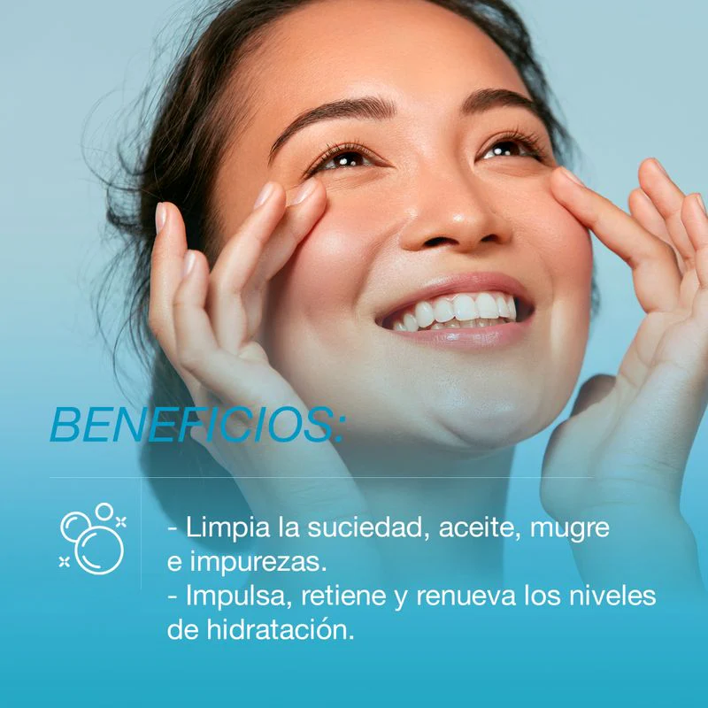 Neutrogena Gel Limpiador Facial Hydro Boost Ácido Hialurónico 141g - Image 3