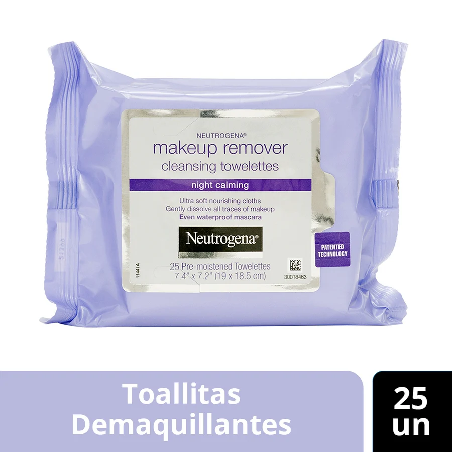 Neutrogena Toallitas Desmaquillantes Night Calming 25und - Image 2