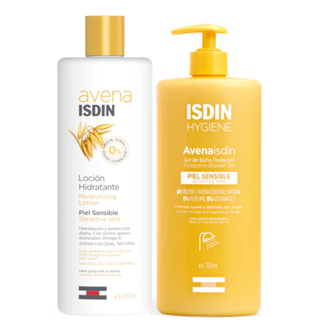 Pack Isdin Rutina De Baño: Avena Gel De Baño + Loción Hidratante Corporal - Image 2