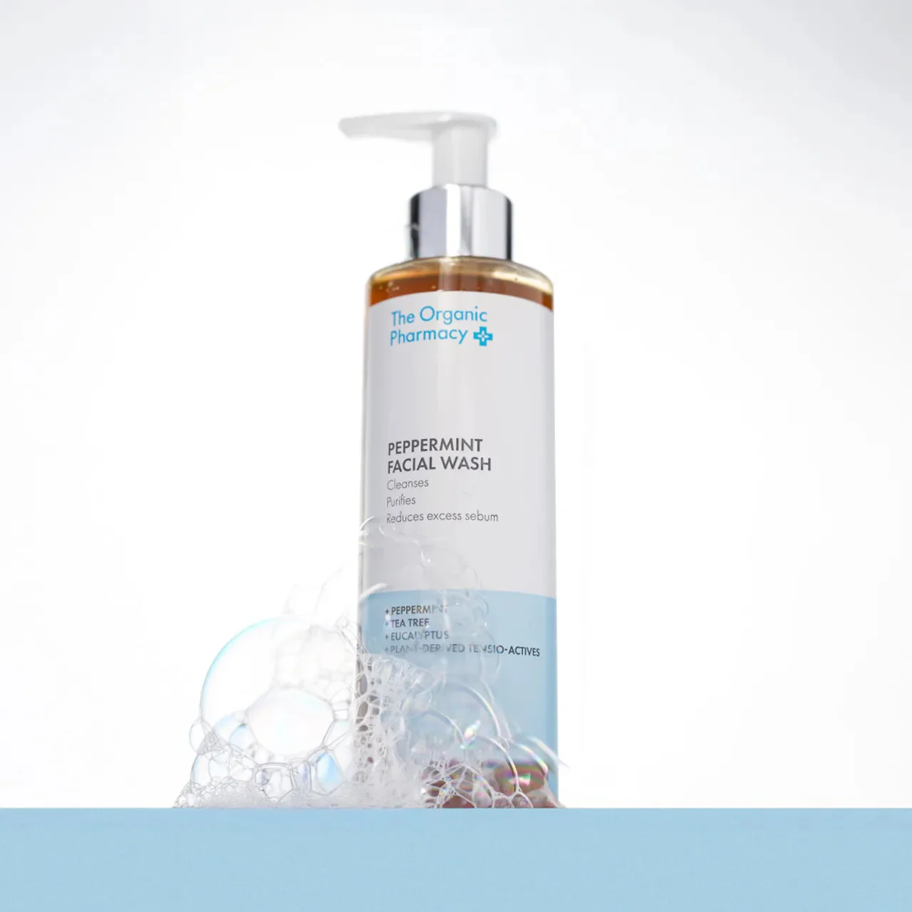 Peppermint Facial Wash 200ml | The Organic Pharmacy - Image 2