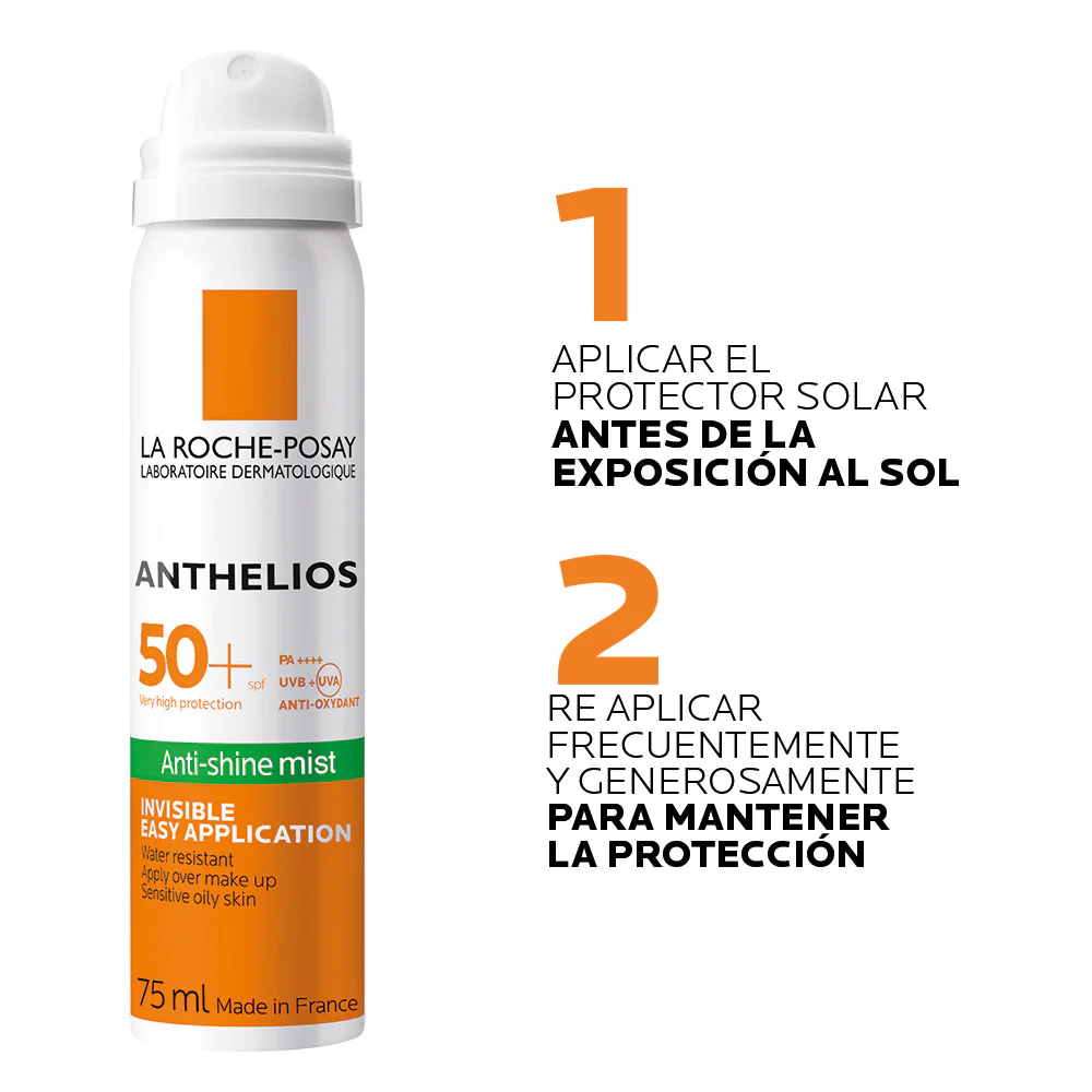 Protector Solar Anthelios Bruma Rostro Fps 50 75Ml Bloqueador - Image 6