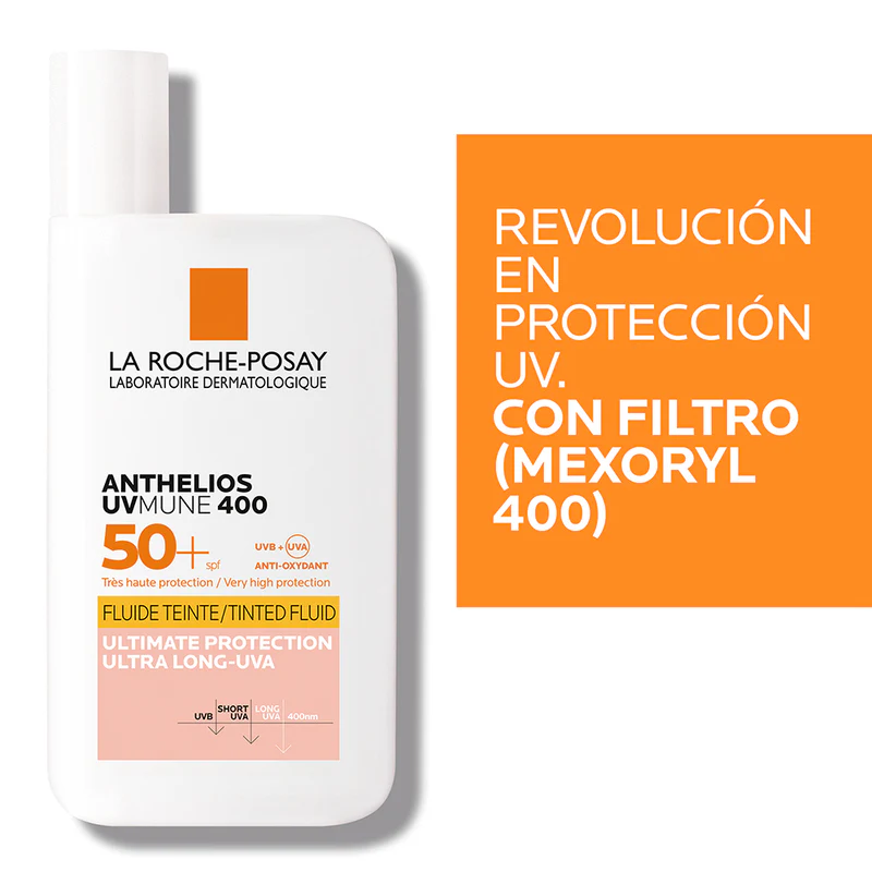 Protector Solar Anthelios UVMune 400 Fluido con color FPS 50+ 50ml bloqueador - Image 3